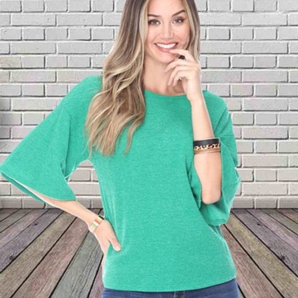 Vibrant Green Top